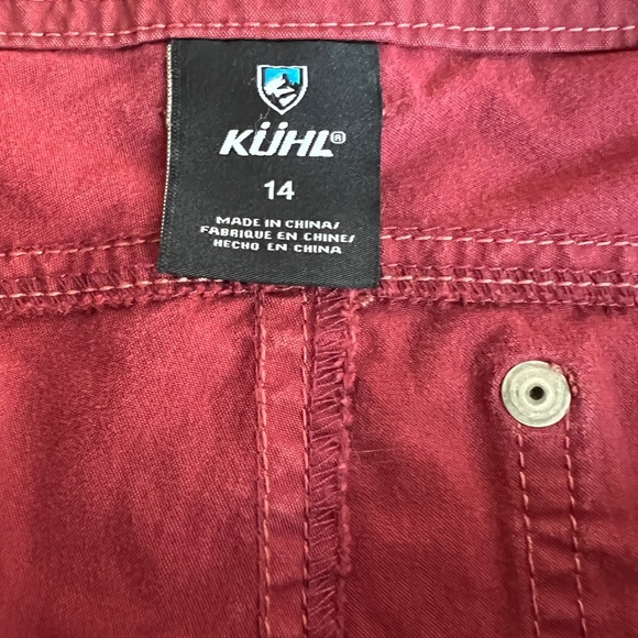 Kuhl Women's Capri Cropped Hiking Pants Rust Size 14 - Picture 3 of 7